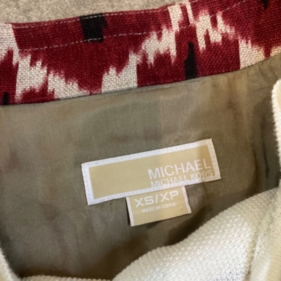 Michael Kors linen cropped jacket - Picture 2 of 2